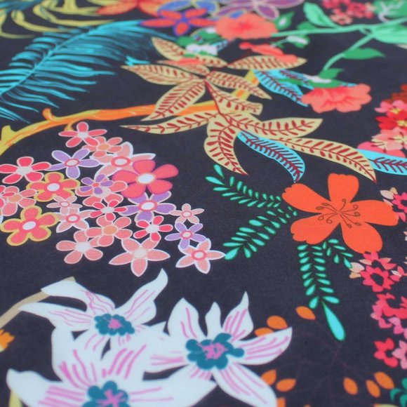 NWT Black 100% Silk Bandana - Picture 3 of 4